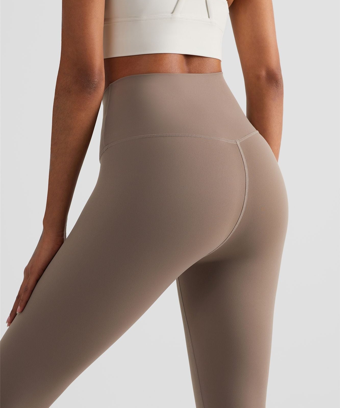 Crossover Waistband Leggings by bornfocus