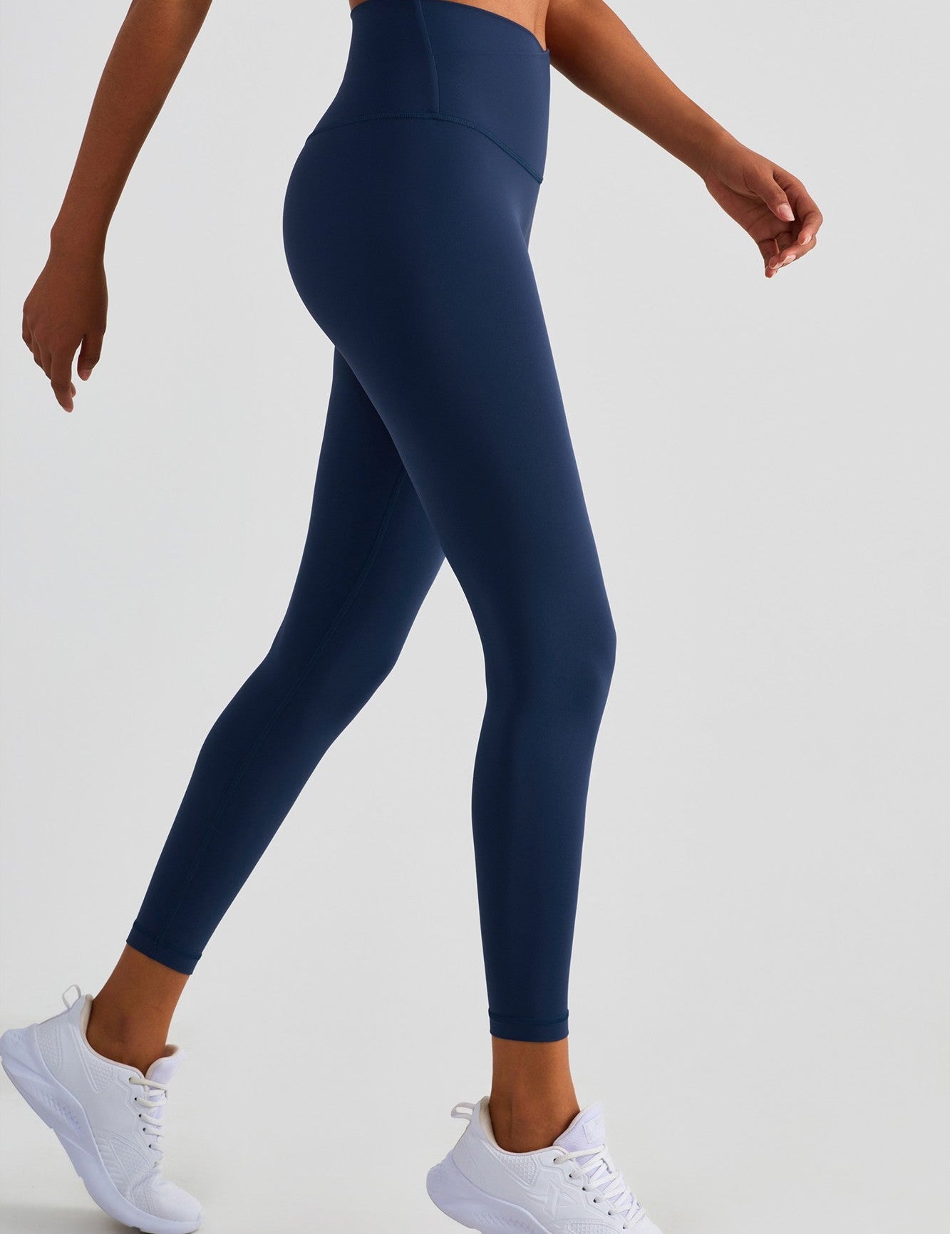 Crossover Waistband Leggings by bornfocus