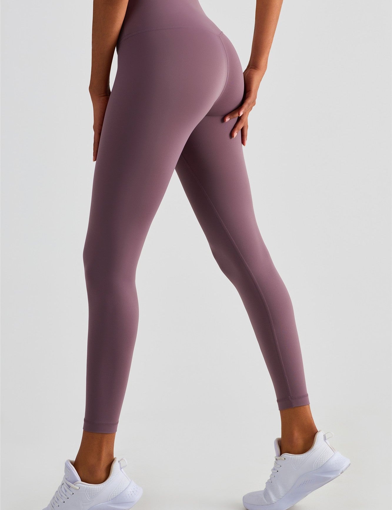 Crossover Waistband Leggings by bornfocus