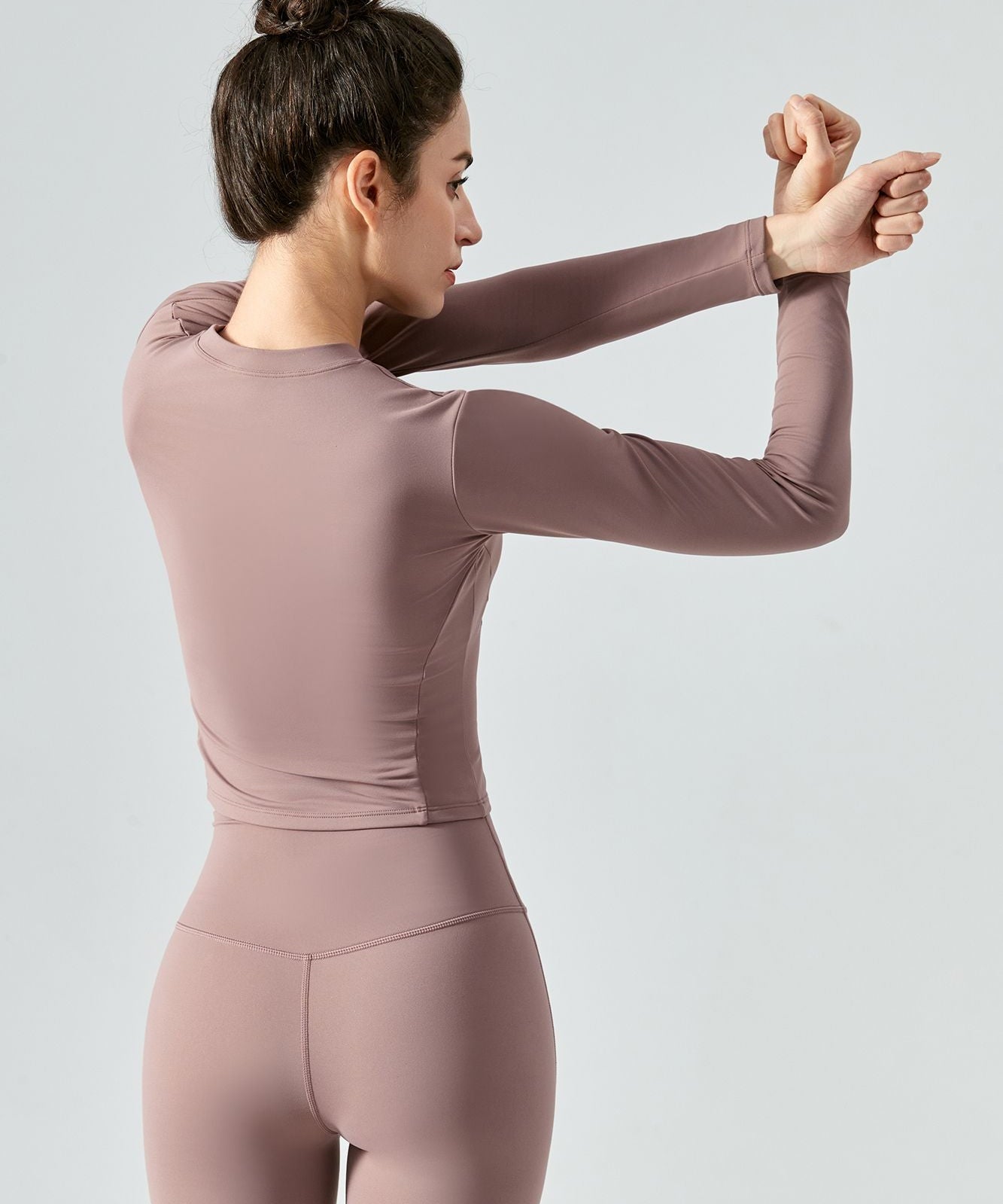 Thermal Long Sleeve Yoga Top by bornfocus