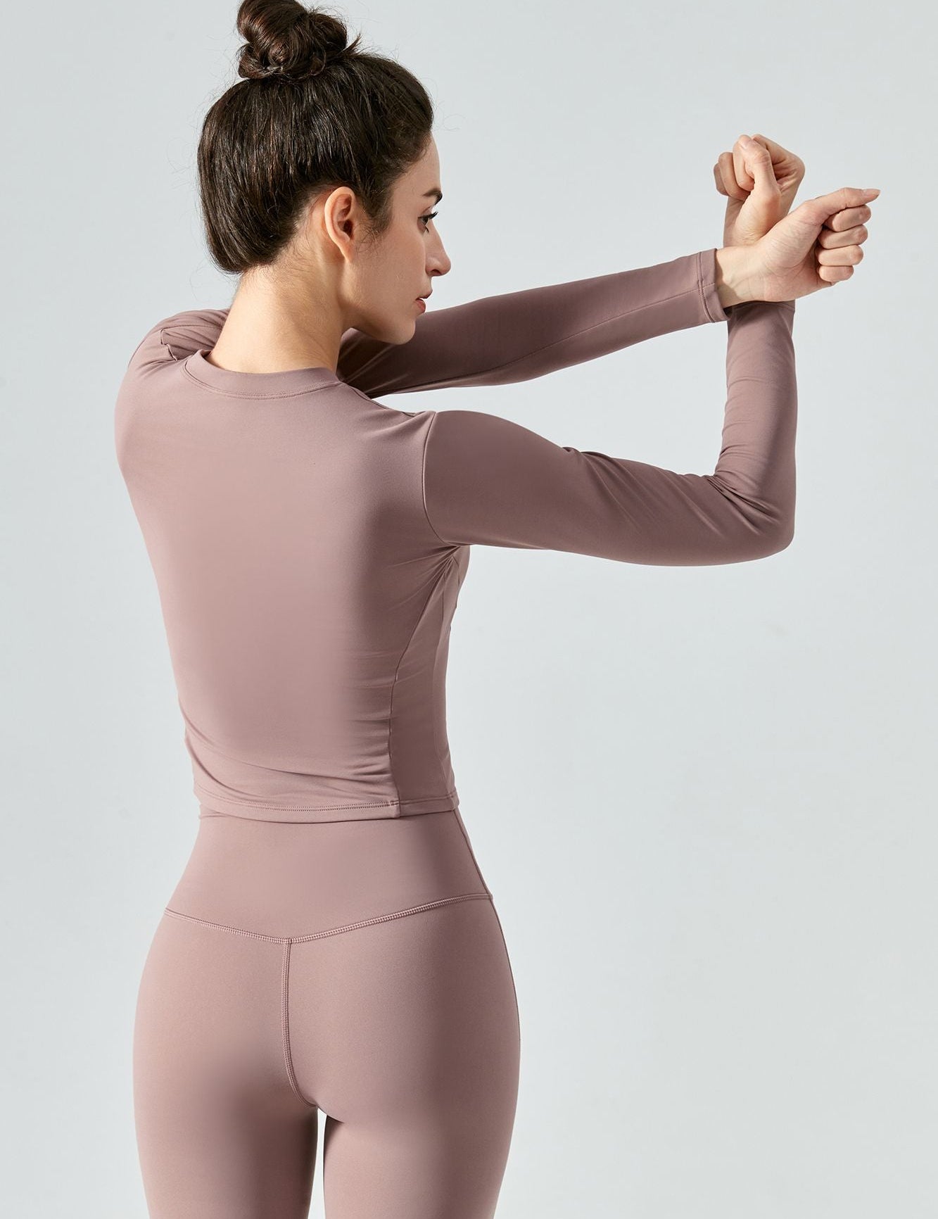 Thermal Long Sleeve Yoga Top by bornfocus