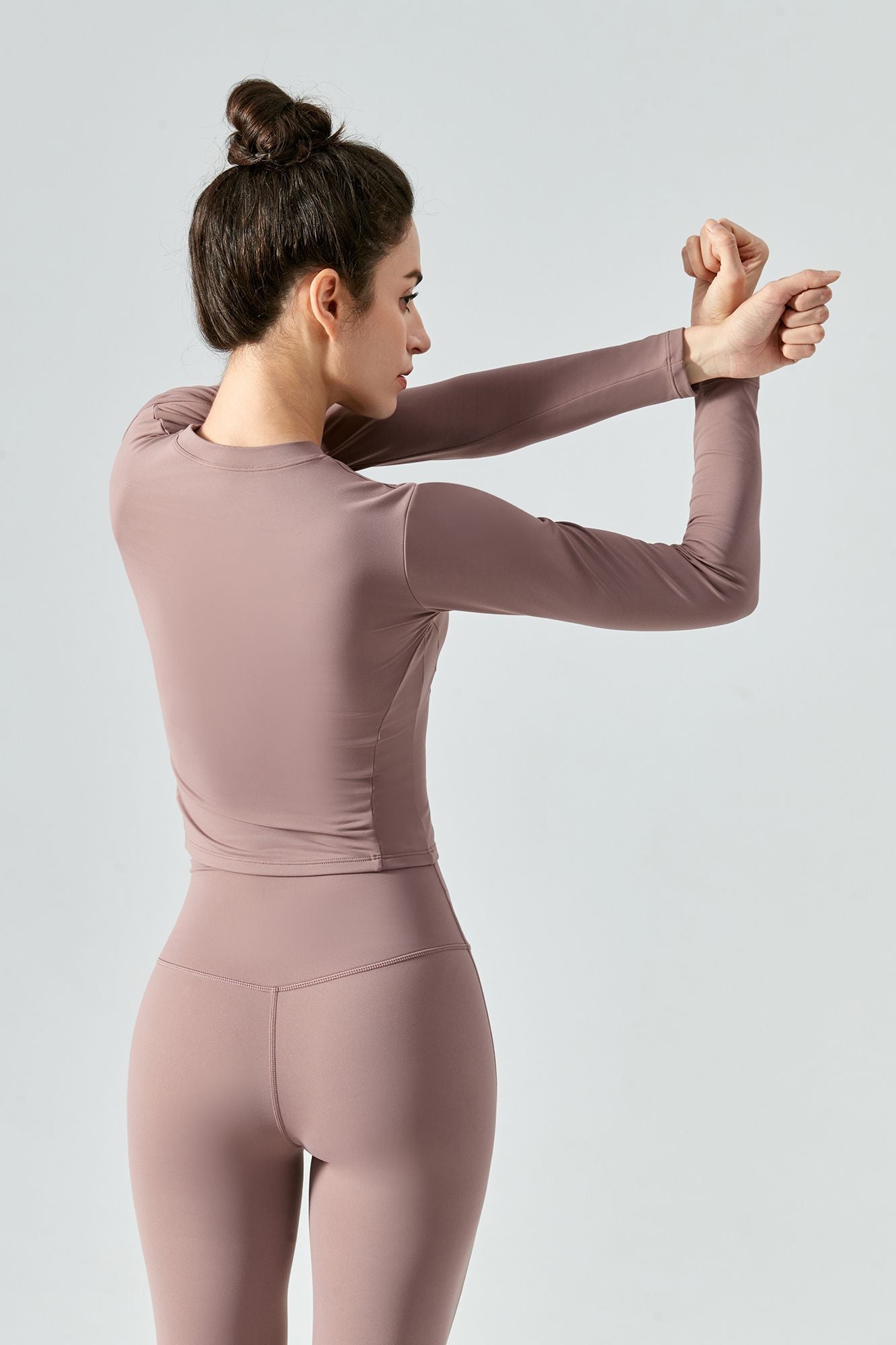 Thermal Long Sleeve Yoga Top by bornfocus