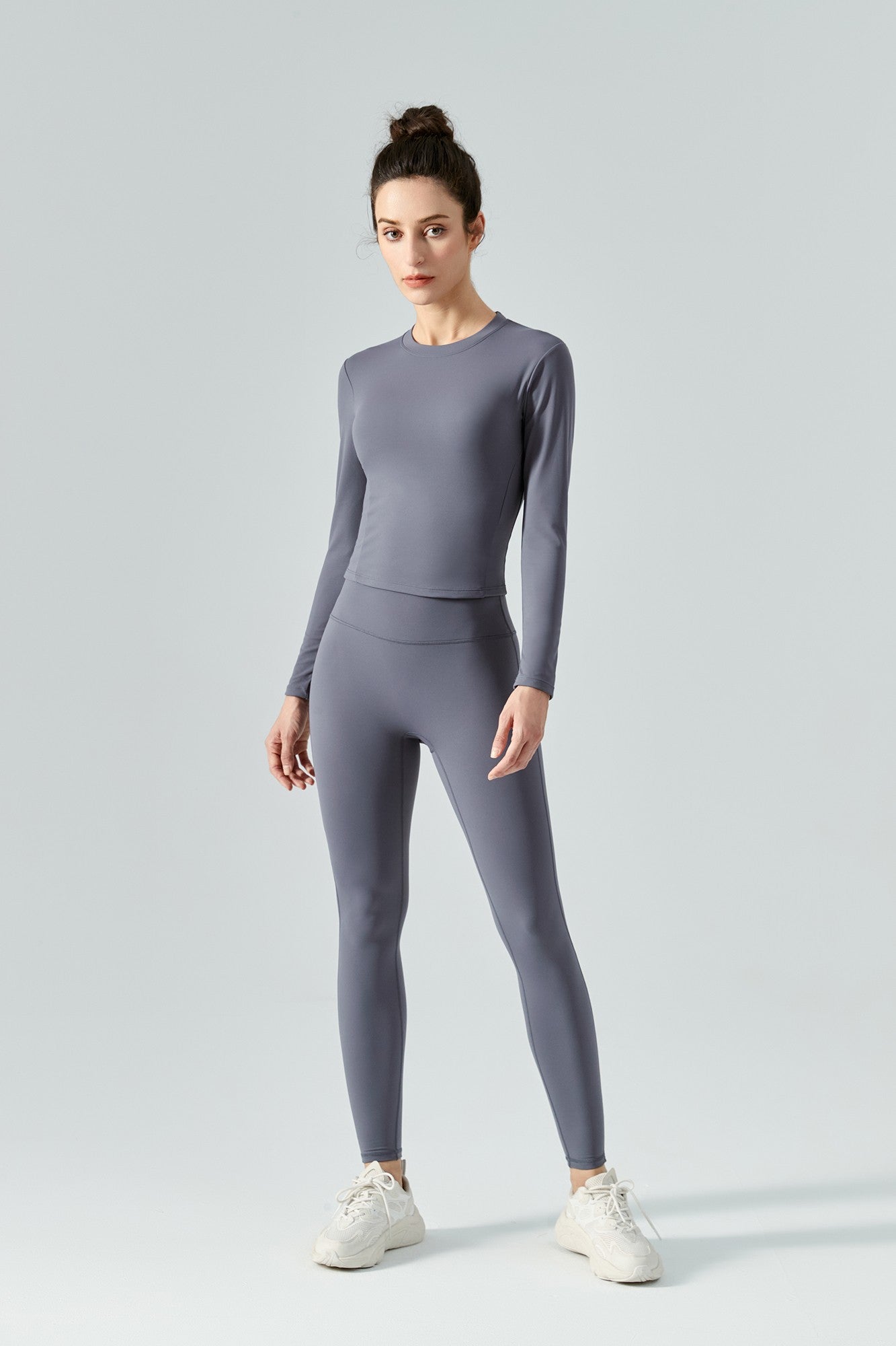 Thermal Long Sleeve Yoga Top by bornfocus