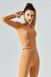 Thermal Long Sleeve Yoga Top by bornfocus