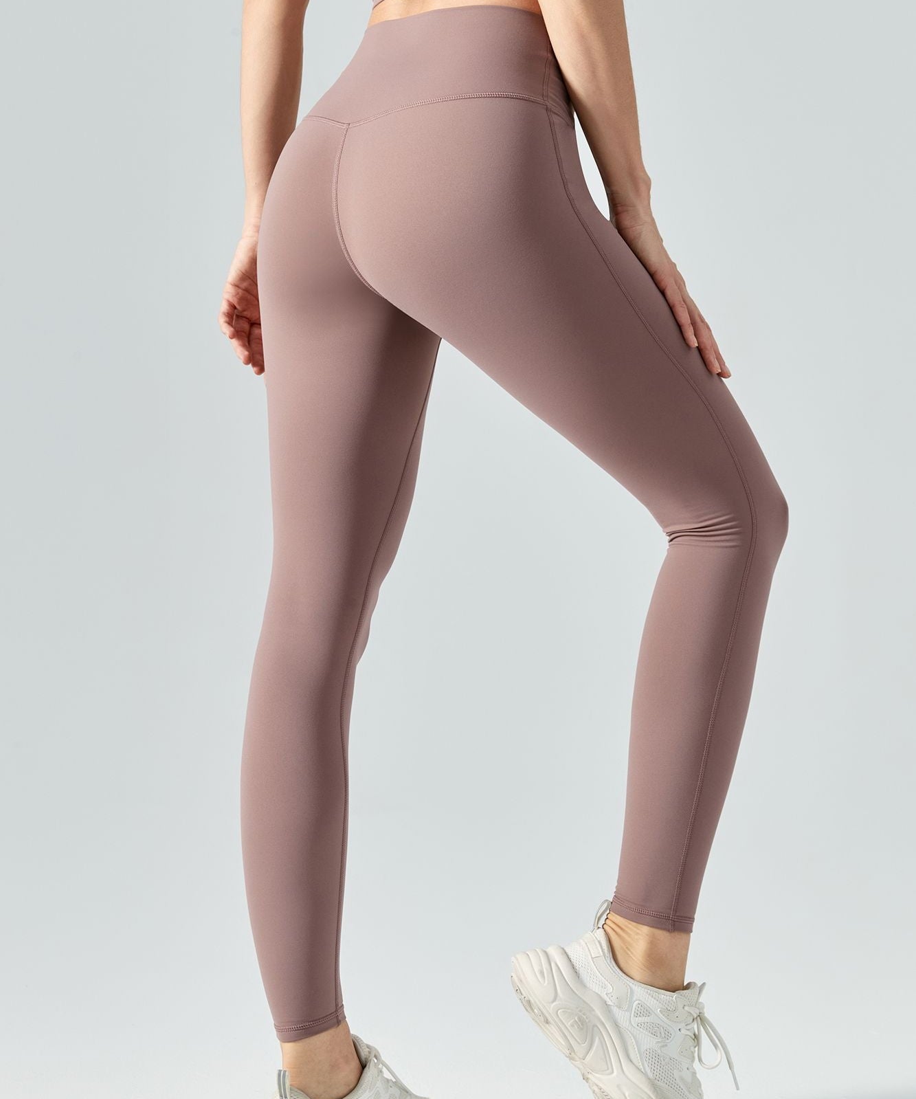 No Front Seam Thermal Workout Leggings by bornfocus