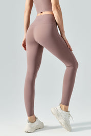 No Front Seam Thermal Workout Leggings by bornfocus