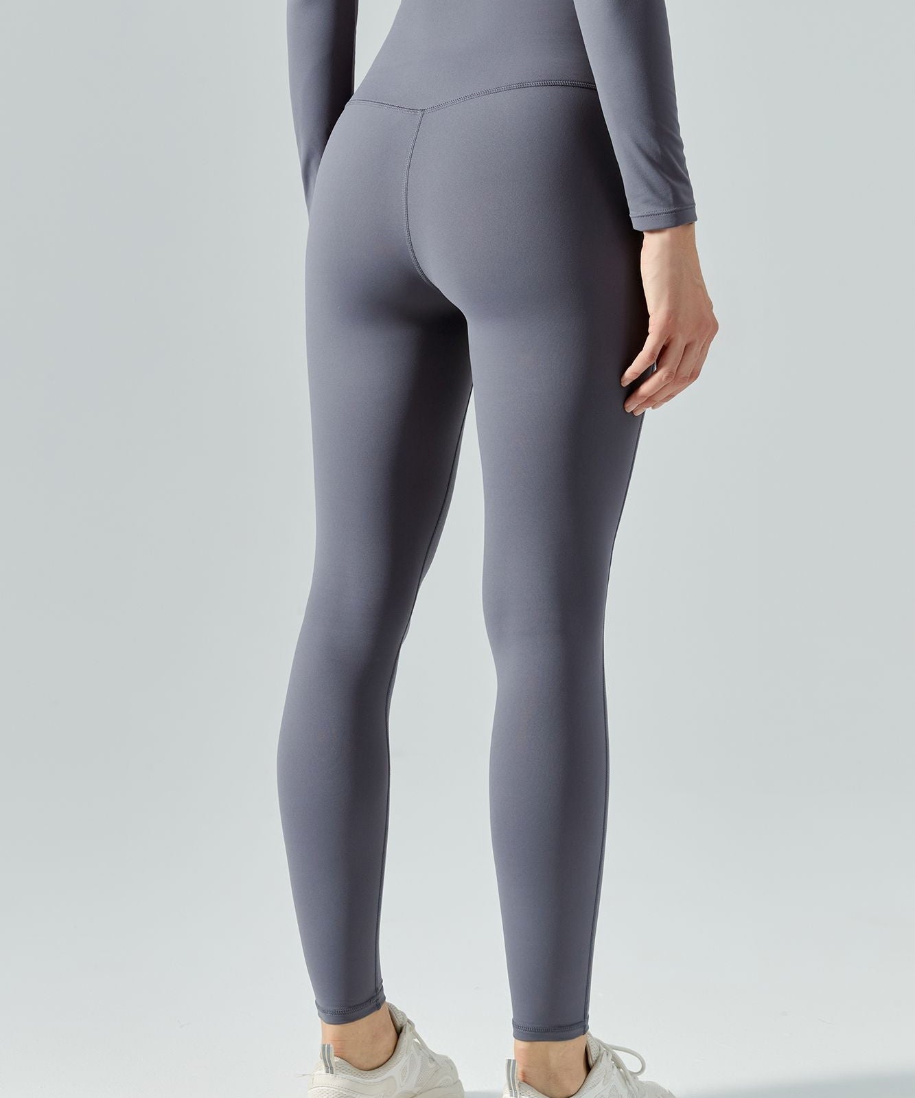 No Front Seam Thermal Workout Leggings by bornfocus