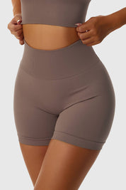 Seamless Scrunch-Butt Mini Shorts by bornfocus