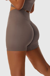 Seamless Scrunch-Butt Mini Shorts by bornfocus