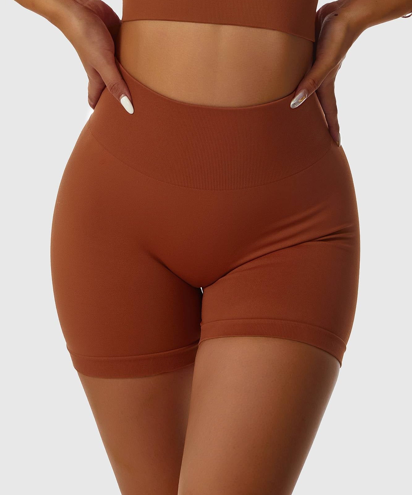 Seamless Scrunch-Butt Mini Shorts by bornfocus