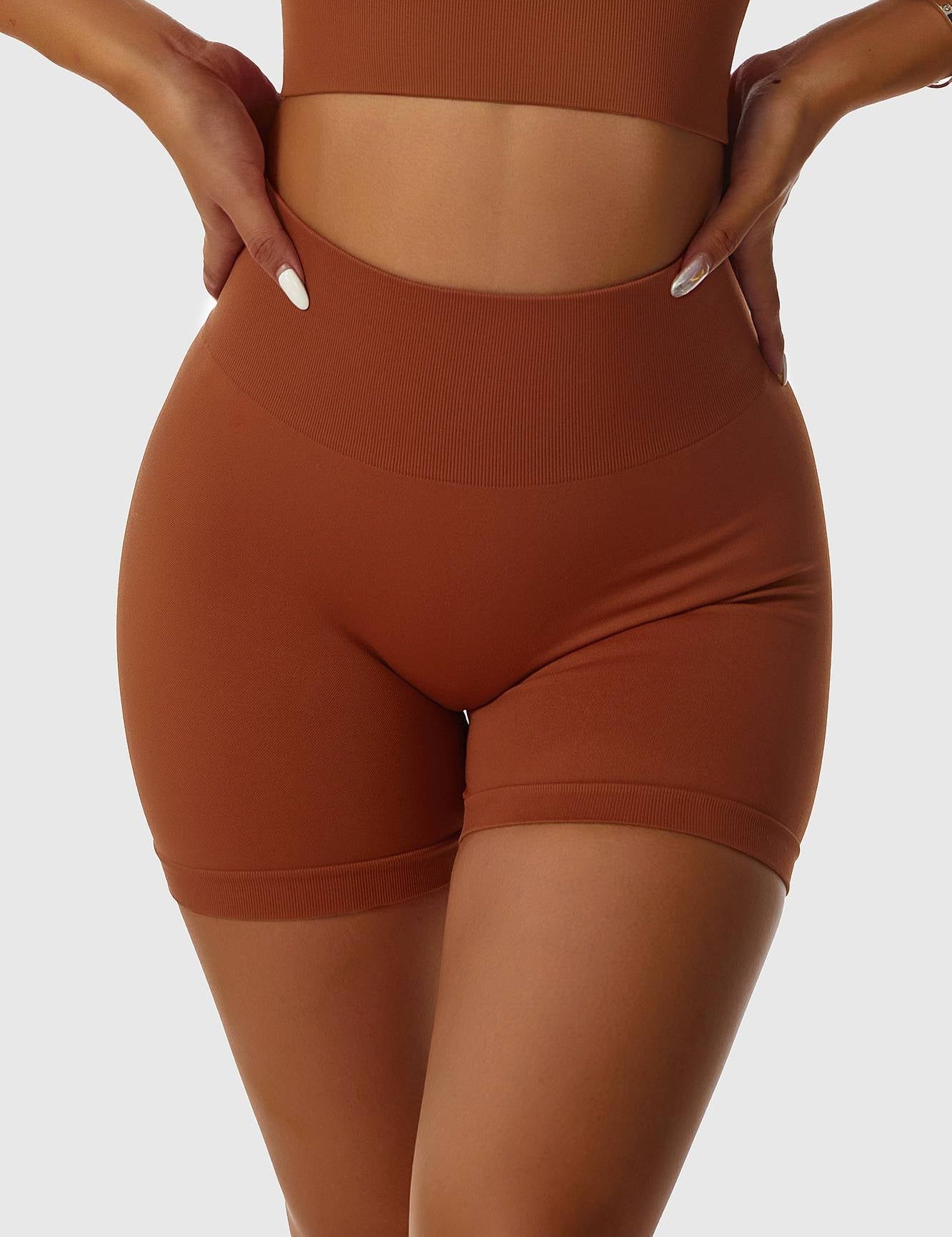 Seamless Scrunch-Butt Mini Shorts by bornfocus