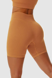 Ribbed Seamless Cycling Shorts by bornfocus