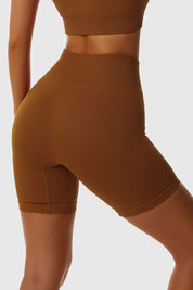 Ribbed Seamless Cycling Shorts by bornfocus