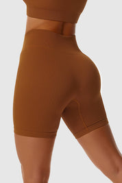 Ribbed Seamless Cycling Shorts by bornfocus