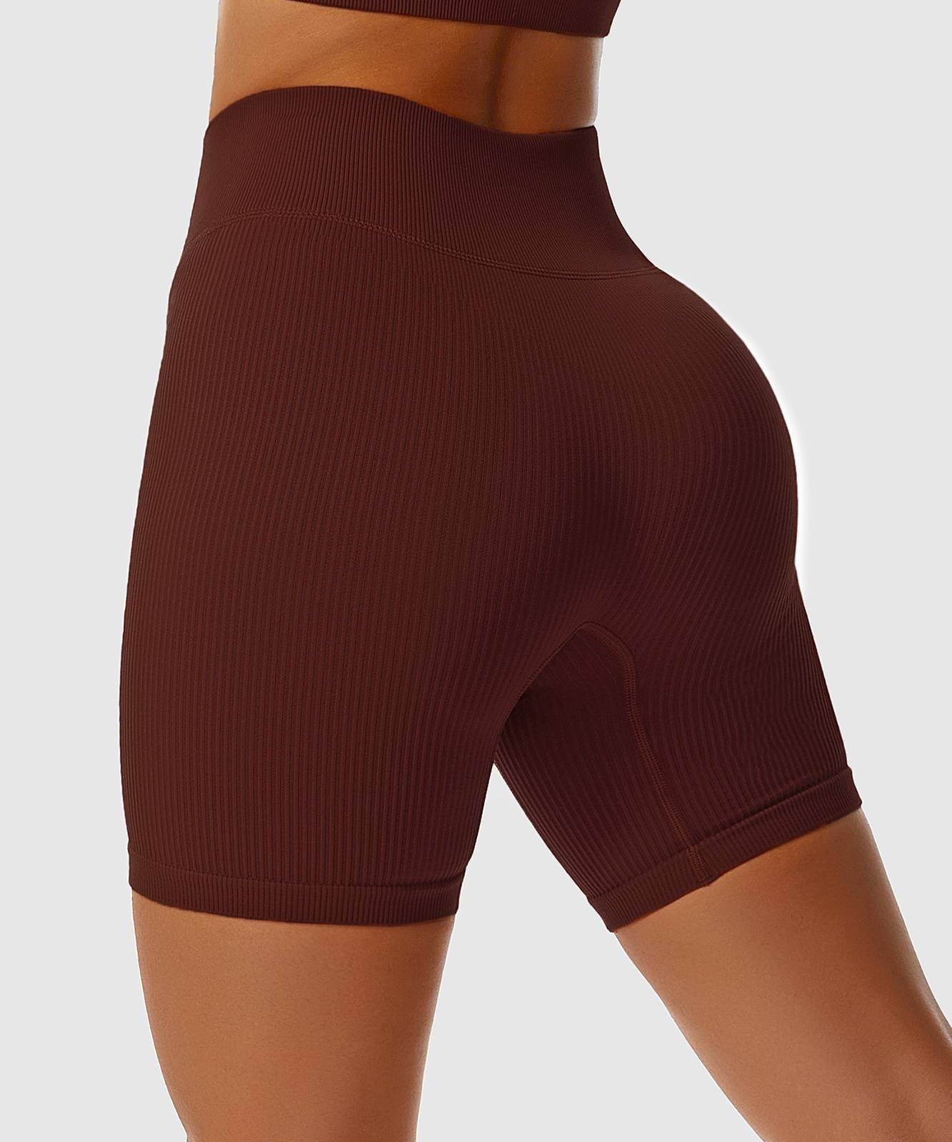 Ribbed Seamless Cycling Shorts by bornfocus