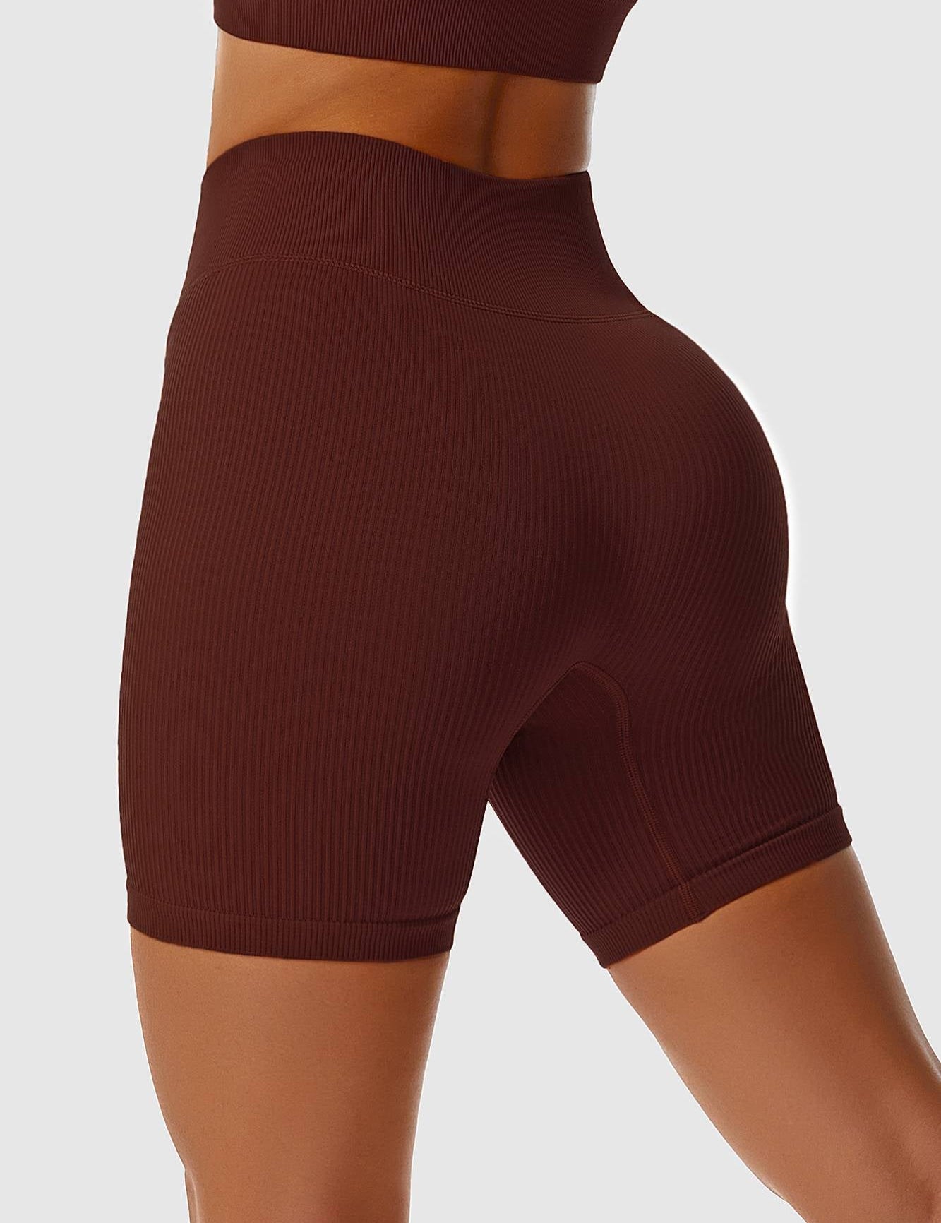 Ribbed Seamless Cycling Shorts by bornfocus