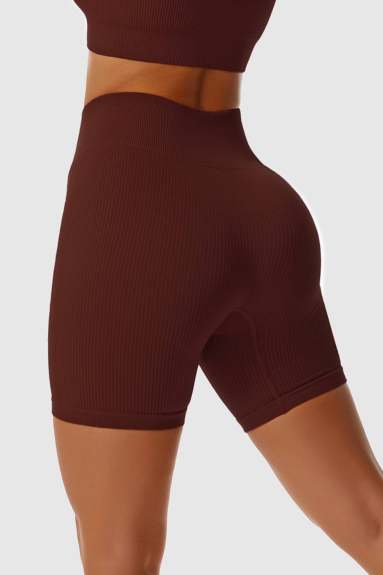 Ribbed Seamless Cycling Shorts by bornfocus