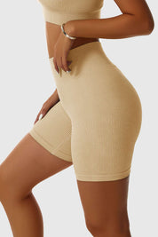 Ribbed Seamless Cycling Shorts by bornfocus