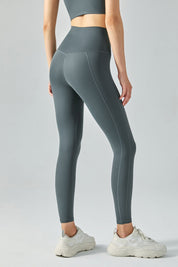 High-Rise No Front Seam Leggings by bornfocus