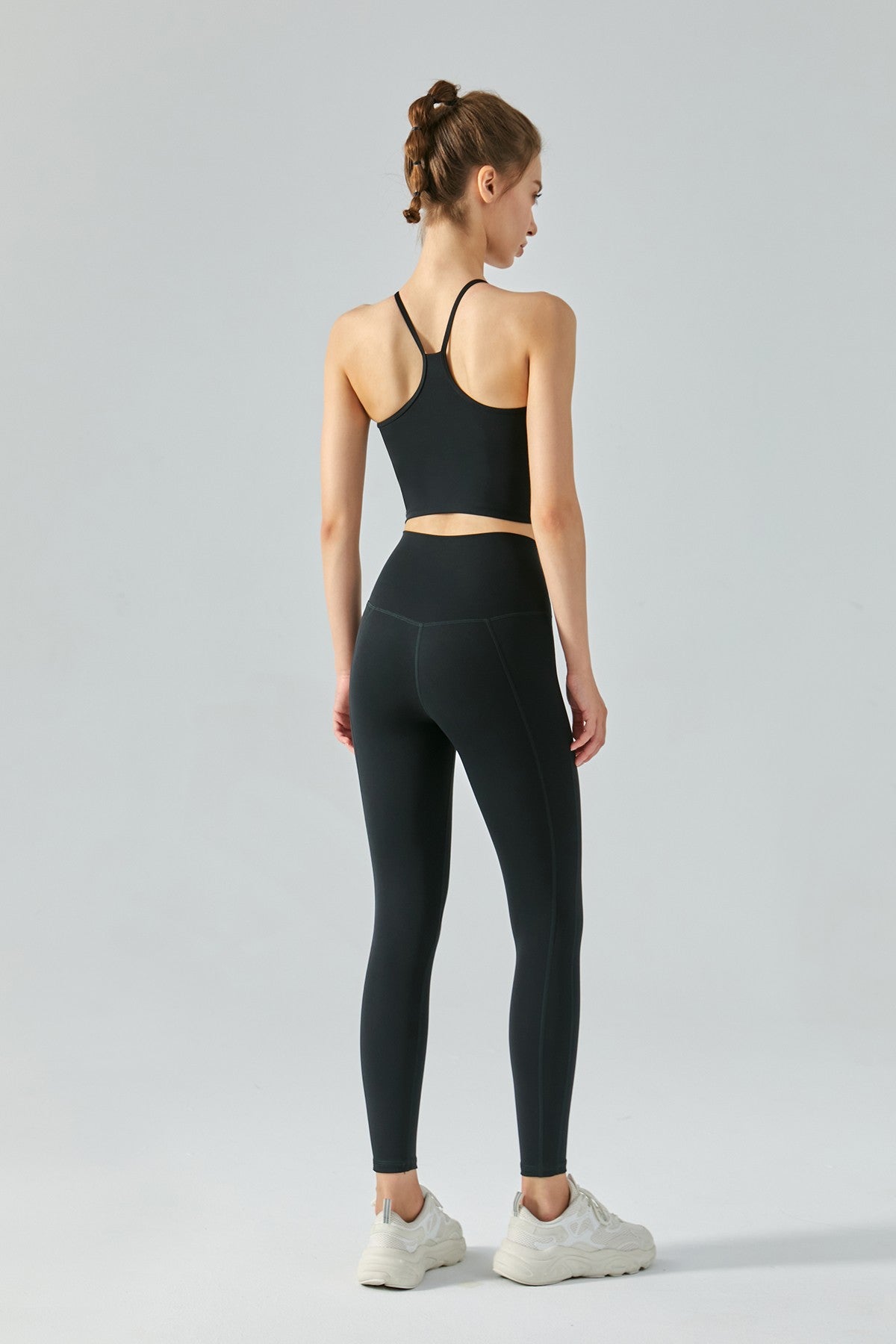 High-Rise No Front Seam Leggings by bornfocus