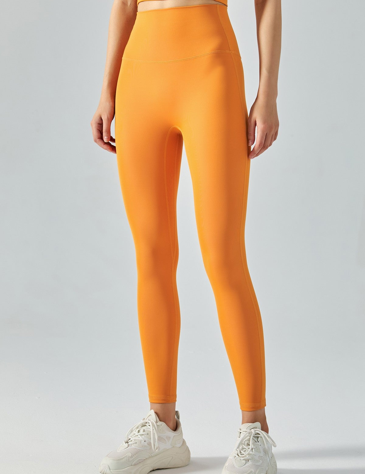 High-Rise No Front Seam Leggings by bornfocus