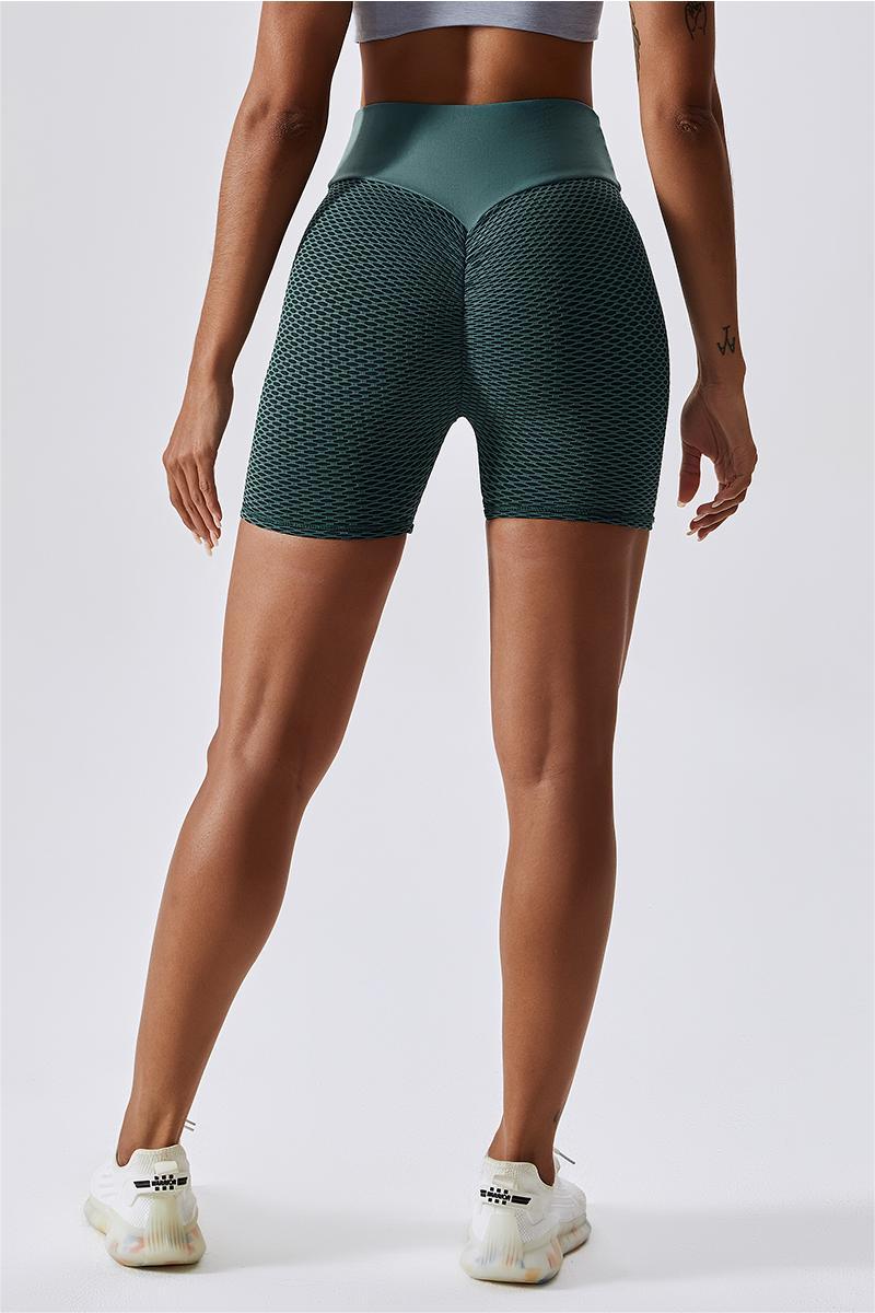 Honeycomb Scrunch Butt Seamless Shorts by bornfocus