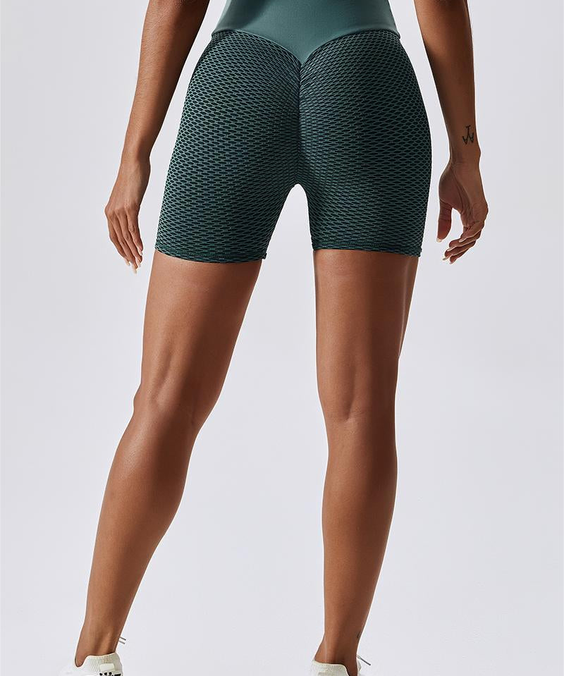 Honeycomb Scrunch Butt Seamless Shorts by bornfocus