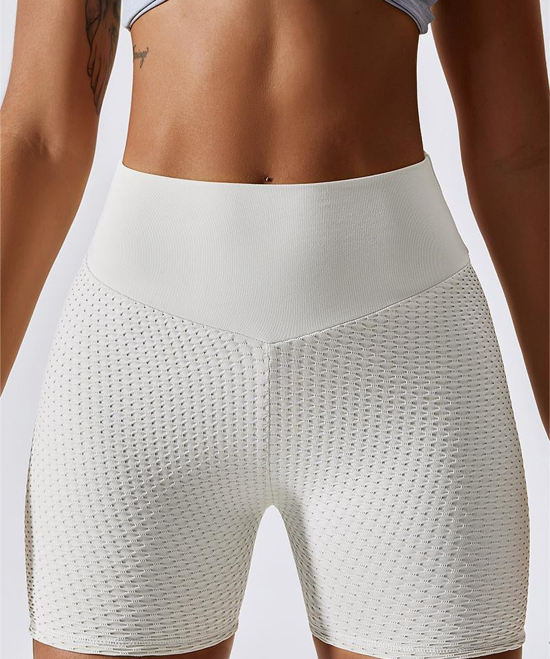 Honeycomb Scrunch Butt Seamless Shorts by bornfocus