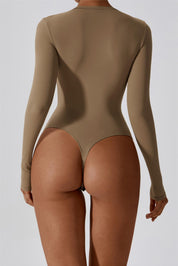 SculptFit Long-Sleeve Contour Bodysuit by bornfocus