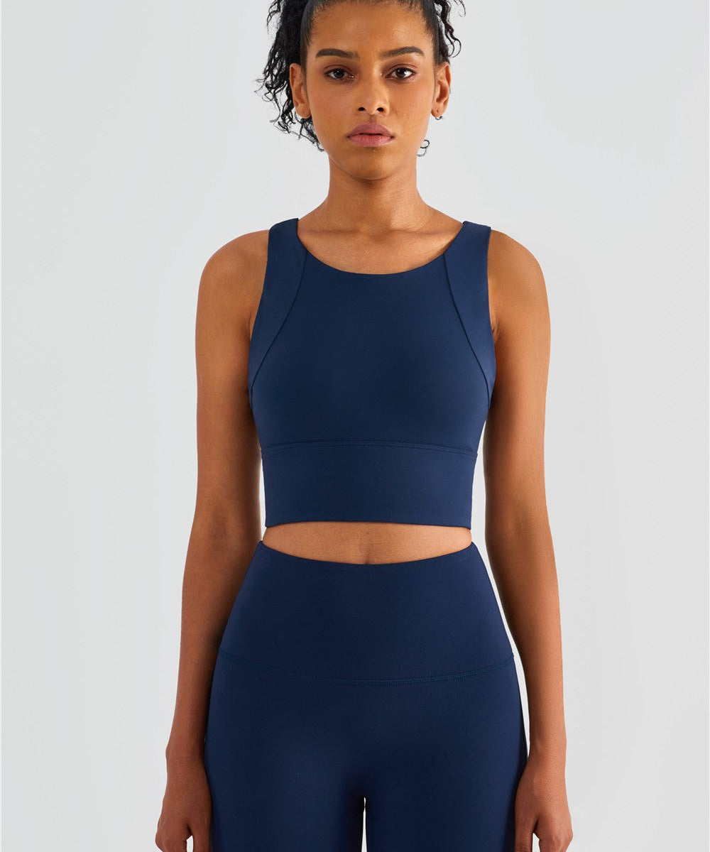 Longline Racerback Sports Bra by bornfocus