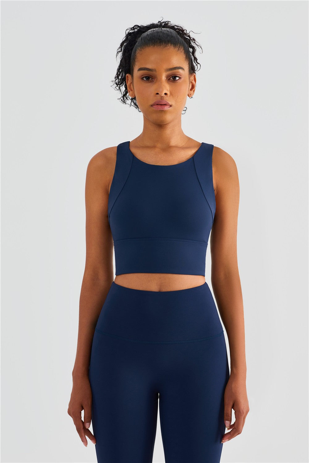 Longline Racerback Sports Bra by bornfocus