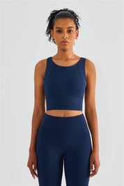 Longline Racerback Sports Bra by bornfocus