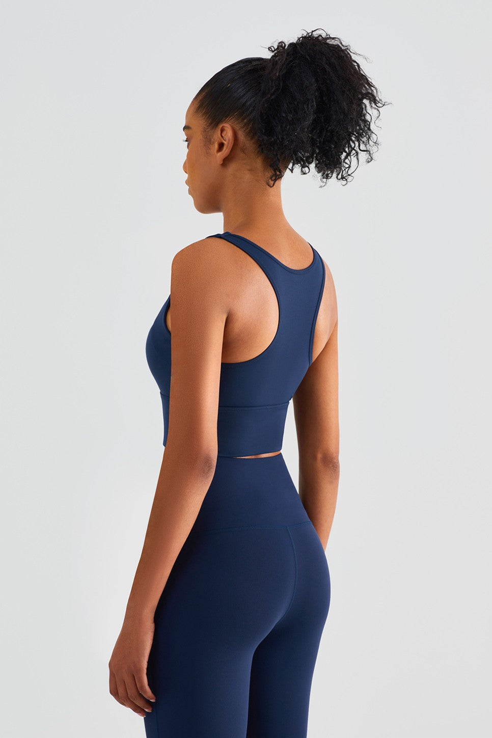 Longline Racerback Sports Bra by bornfocus