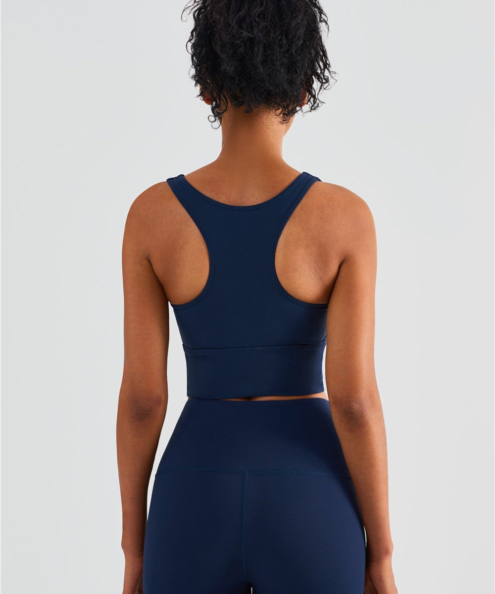 Longline Racerback Sports Bra by bornfocus