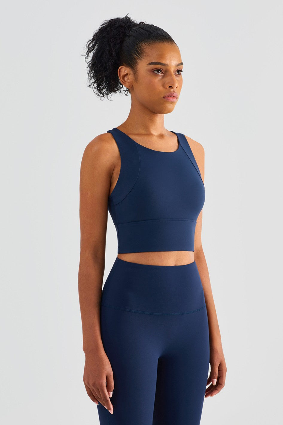 Longline Racerback Sports Bra by bornfocus