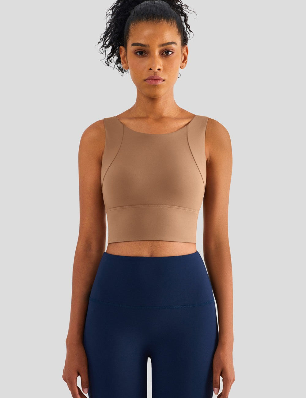 Longline Racerback Sports Bra by bornfocus