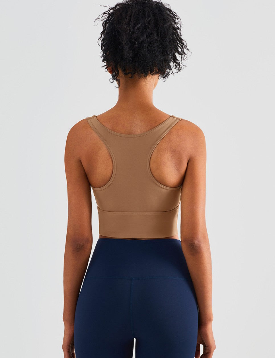 Longline Racerback Sports Bra by bornfocus