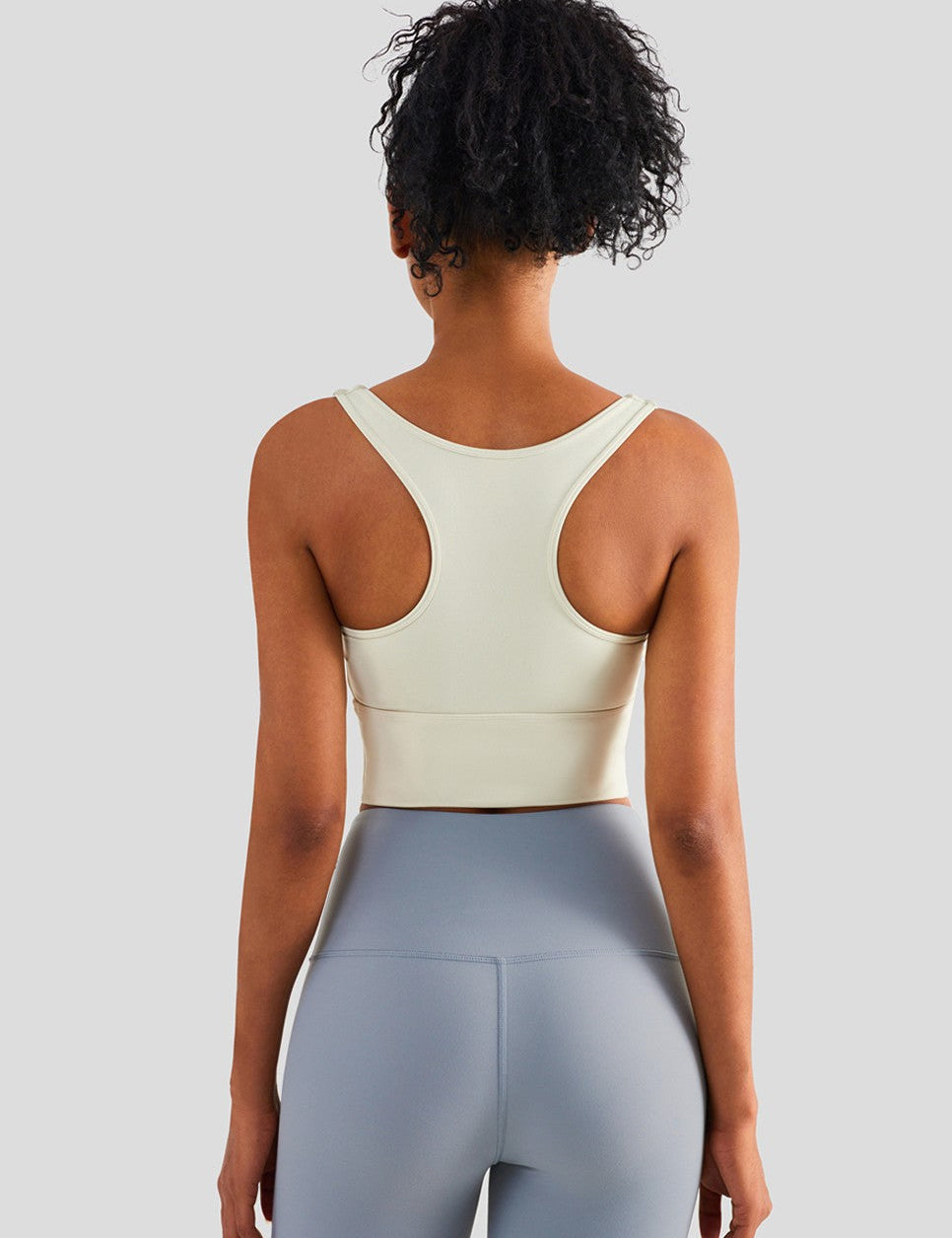 Longline Racerback Sports Bra by bornfocus