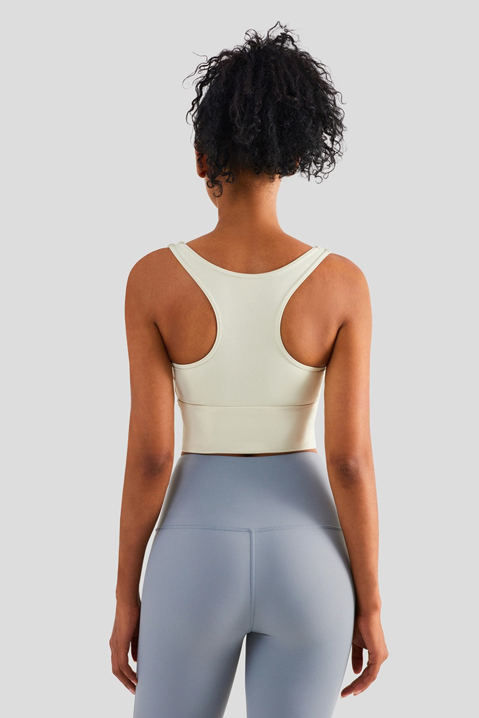 Longline Racerback Sports Bra by bornfocus