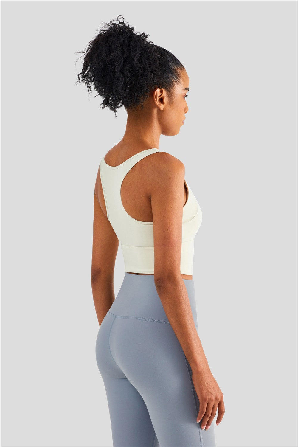 Longline Racerback Sports Bra by bornfocus