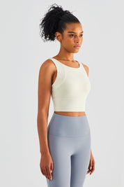 Longline Racerback Sports Bra by bornfocus