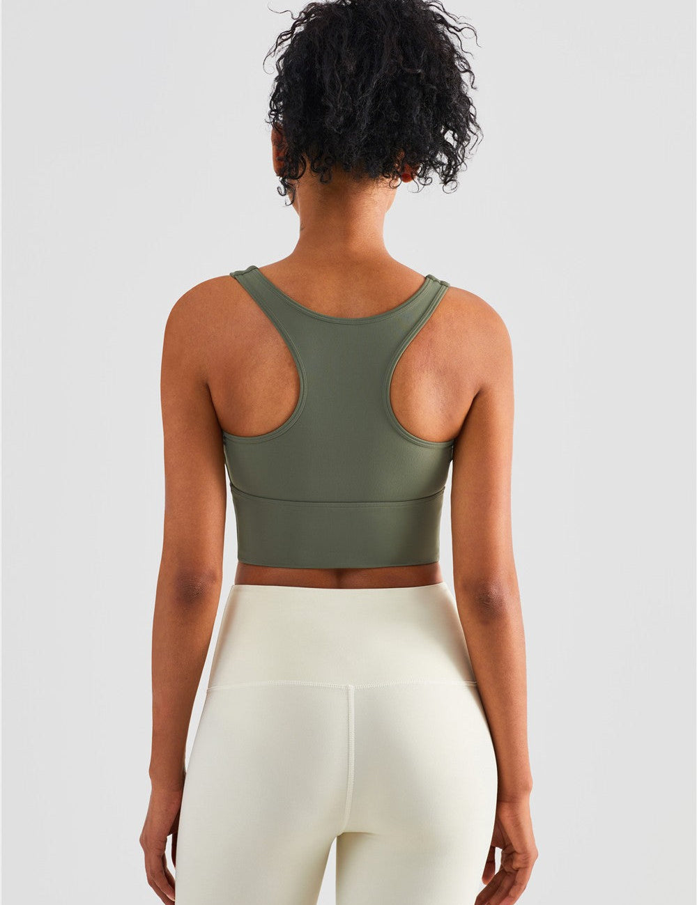 Longline Racerback Sports Bra by bornfocus