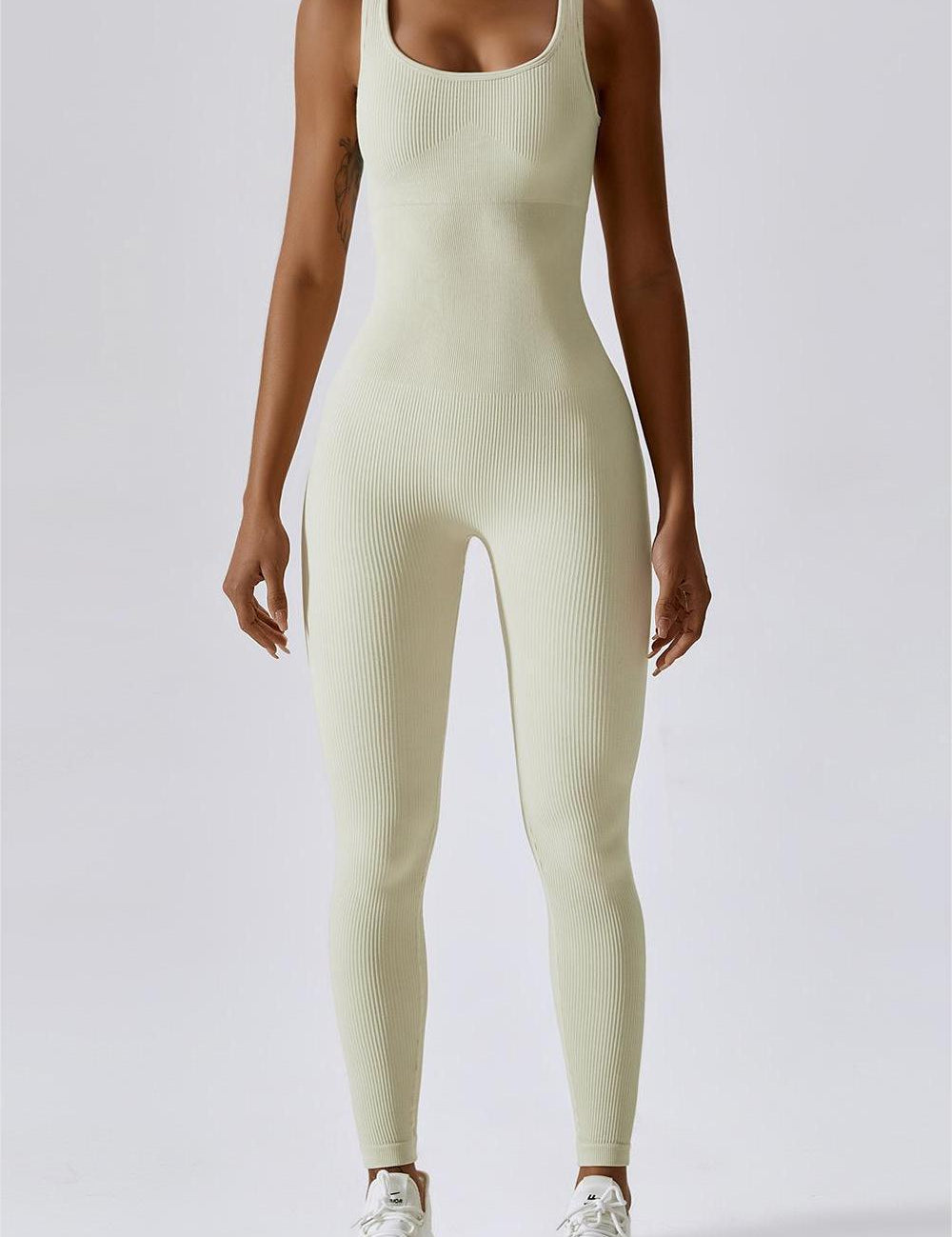 Sleeveless Sculpted Bodysuit by bornfocus