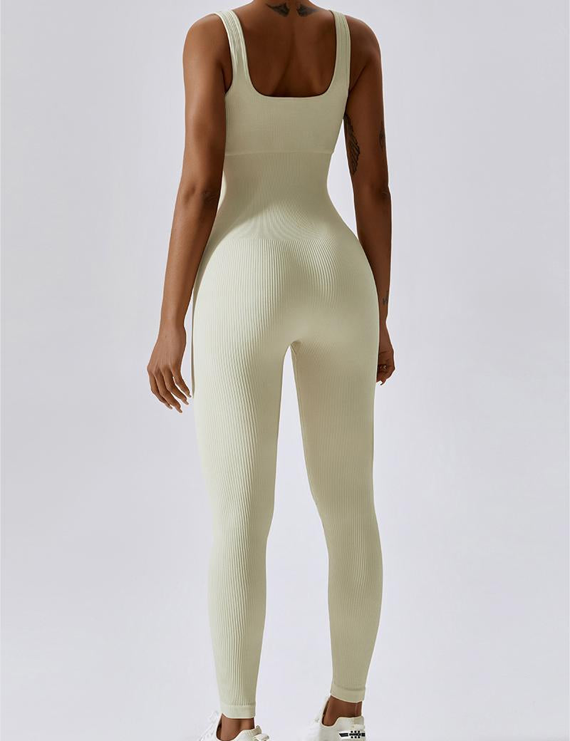 Sleeveless Sculpted Bodysuit by bornfocus