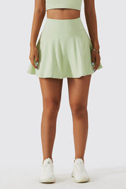 High Waisted Pleated Tennis Skirt by bornfocus