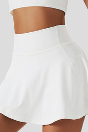 High Waisted Pleated Tennis Skirt by bornfocus