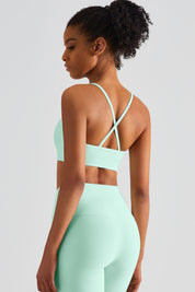 Ribbed Sports Bra & Shorts Activewear Set by bornfocus