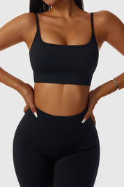 Seamless Scoop Neck Sports Bra by bornfocus