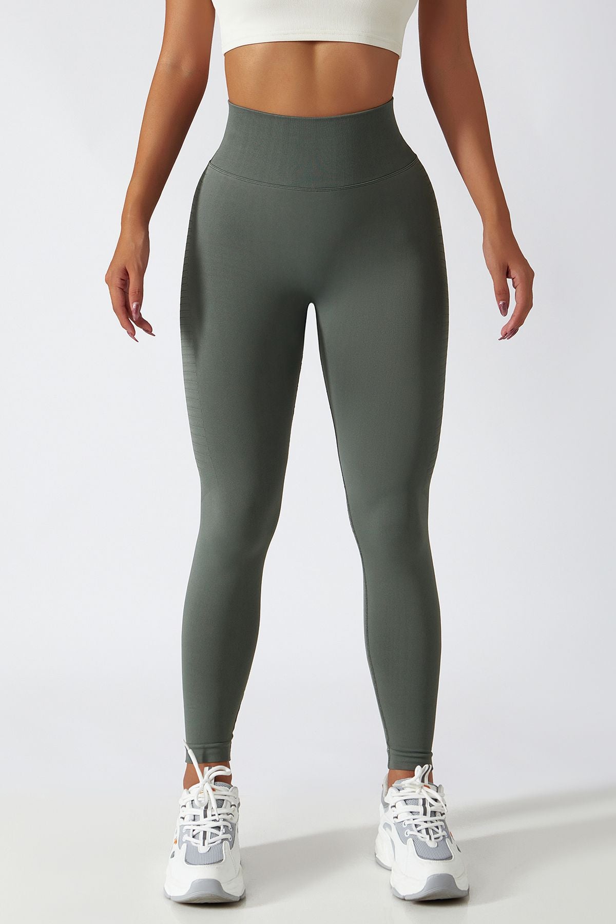 High-Rise Butt Lifting Seamless Leggings by bornfocus