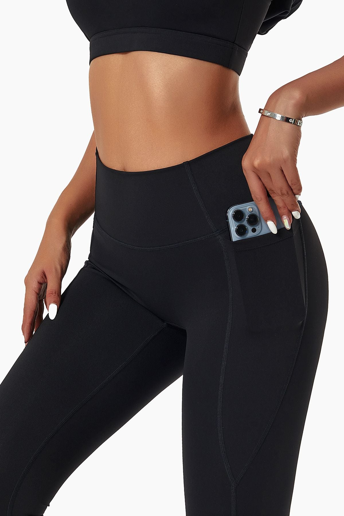 High Waist Multi-Sport Leggings with Pockets by bornfocus